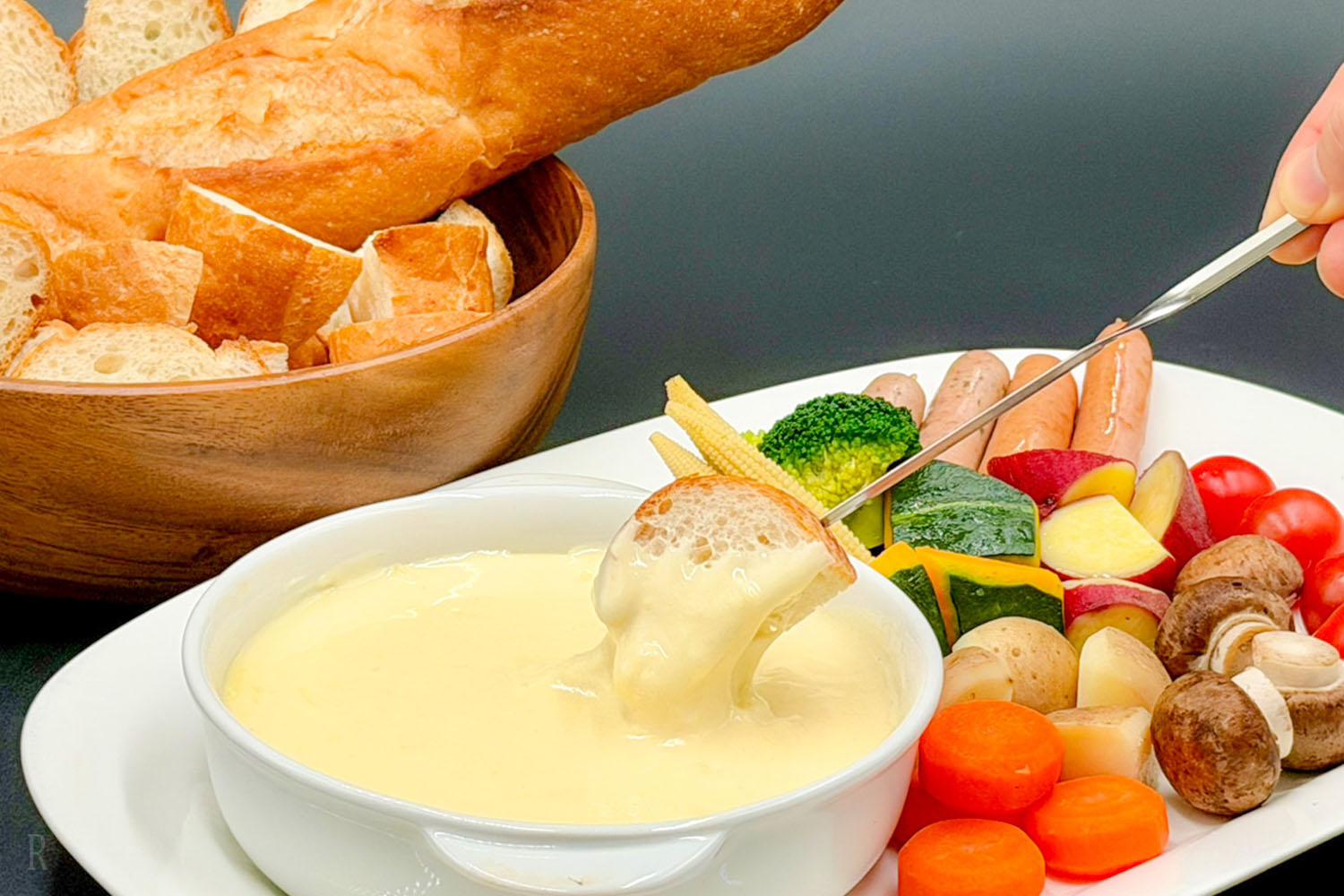 チーズフォンデュ